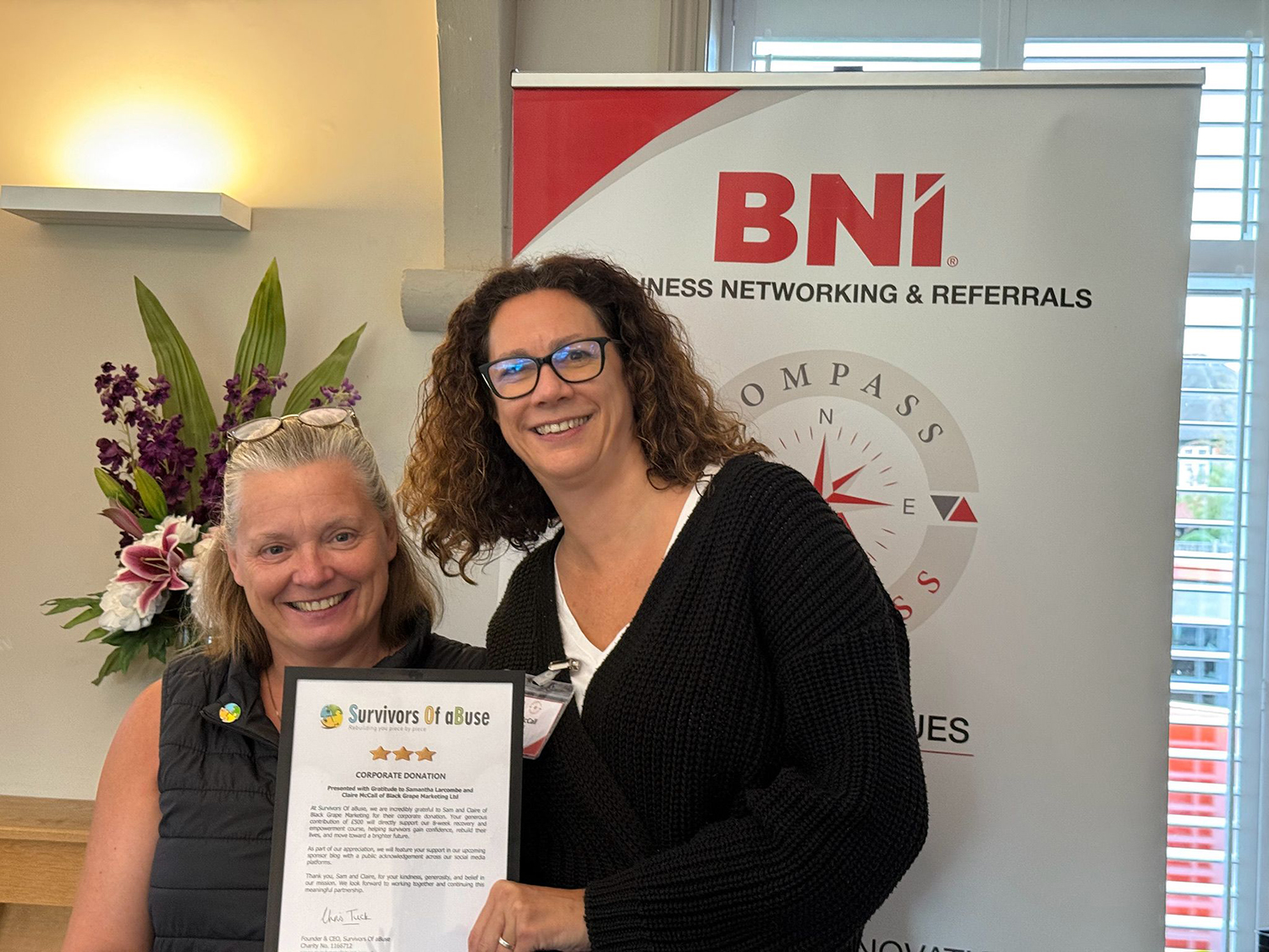 Celebrating Black Grape Marketing – Our New Bronze Corporate Sponsor