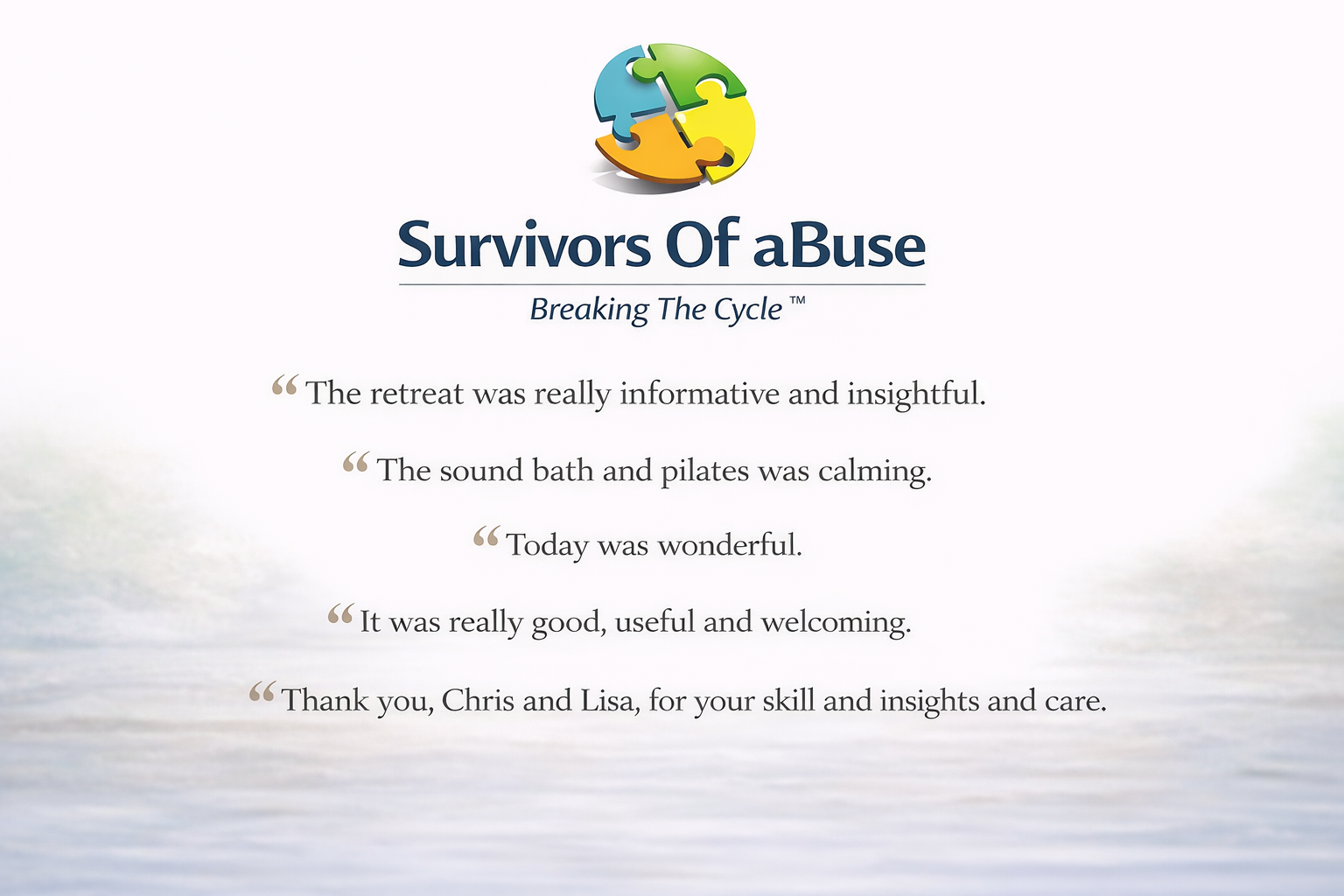 Alumni Retreat: Co-Created, Survivor-Led & Focused on Integration