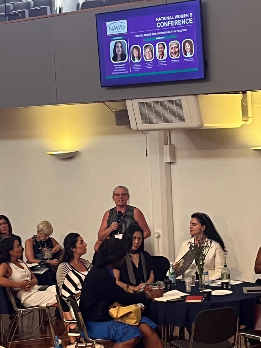 Chris Tuck speaking at the NAWO National Women’s Conference